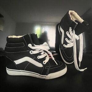 Vans platform heel high tops